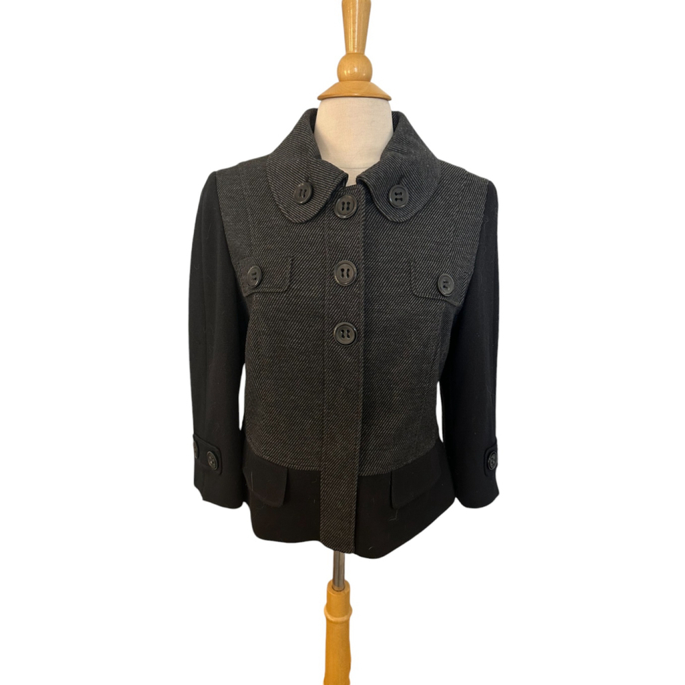 Women's Betty Barclay Blazer Size M Gray & Black